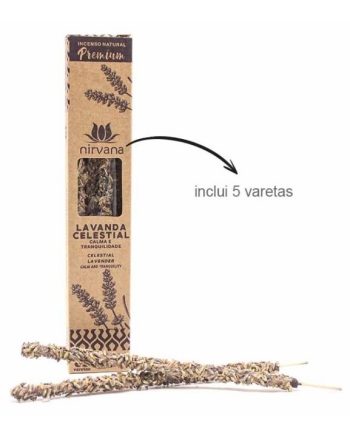 Incenso Premium Nirvana Lavanda Celestial Natural