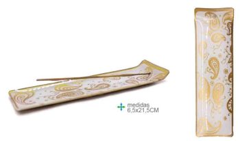 Porta Inc Vidro Rect Cornucópias 6.50X21.50Cm