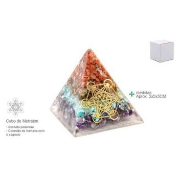 Piramide Organite Metraton 5X5Cm