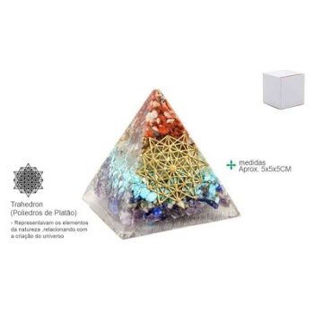 Piramide Organite Trahedron 5X5Cm