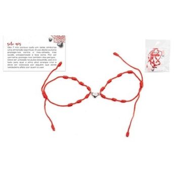 Pulseira 7 Nós Coração - 2Unid
