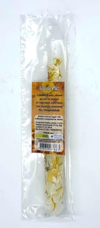 Vela Fina Ervas Paz
