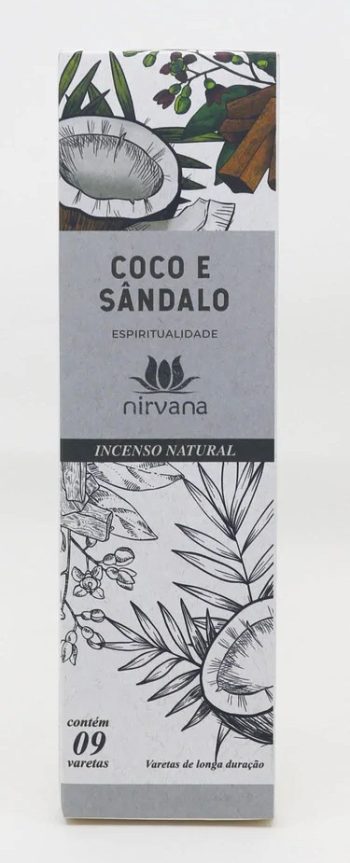 Incenso Nirvana Coco E Sandalo