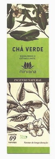Incenso Nirvana Chá Verde
