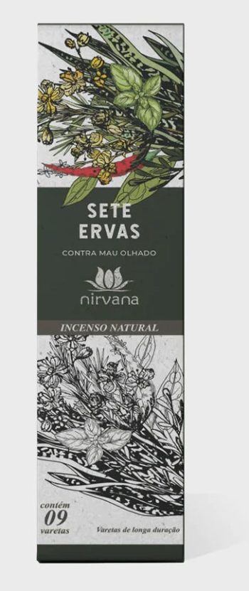 Incenso Nirvana Sete Ervas