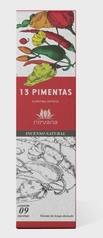 Incenso Nirvana 13 Pimentas