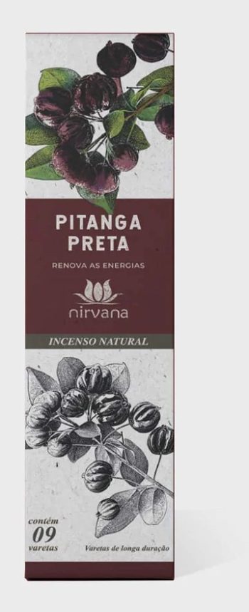 Incenso Nirvana Pitanga Preta