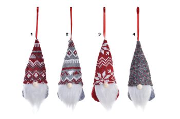 Pendente Natal Pol Noel 3X2X13Cm