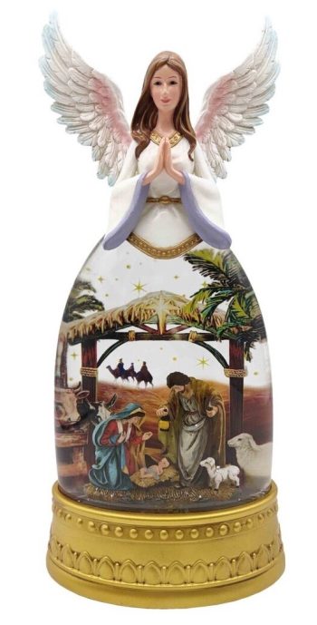 Lanterna Presépio Anjo 15X9X32Cm