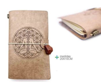 Caderno Esotérico 7 Chakras 20X10Cm