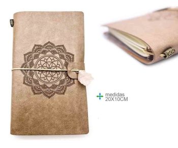 Caderno Esotérico Mandala 20X10Cm