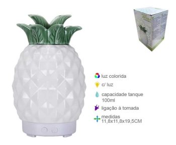 Ambientador Elétrico Cerâmica Abacaxi 100Ml