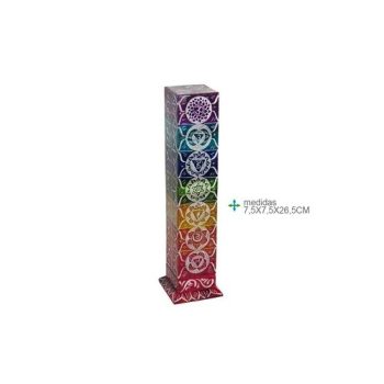 Porta Inc Pedra Torre 7 Chackras 7.5X27Cm