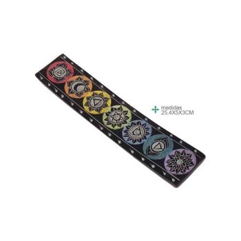 Porta Inc Pedra 7 Chackras 25Cm