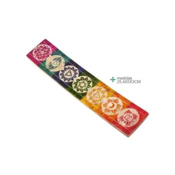 Porta Inc Pedra 7 Chackras 25Cm