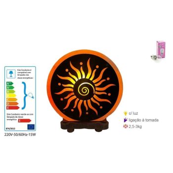 Candeeiro Sal Sol 2.50-3Kg