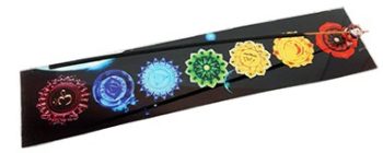 Incensario Vidro Rect Chackras 25X6Cm