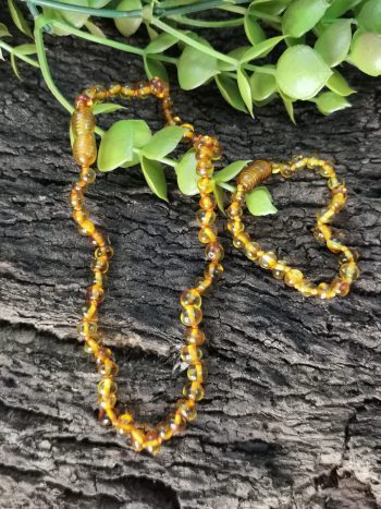 Colar Crianca Ambar Mel