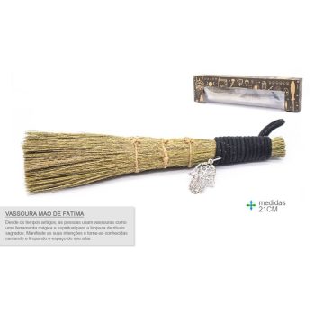 Vassoura Mao Fátima 21Cm