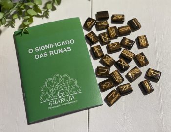 Jogo Runas Olho Tigre 24pcs