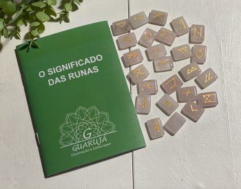 Jogo Runas Quartz Rosa 24pcs