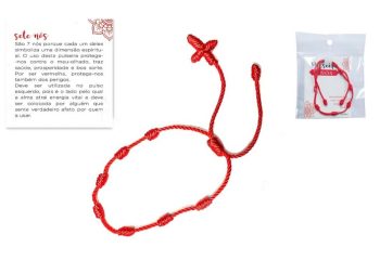 Pulseira 7 Nós com cruz
