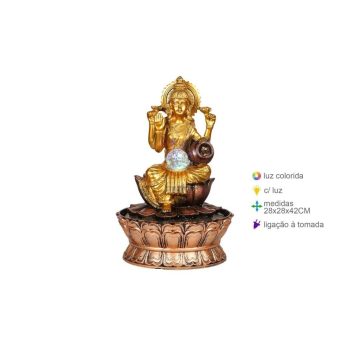 Fonte Resina Deusa Luz 28x28x42cm