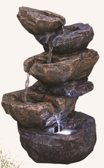 Fonte Resina Natureza 24x18x37cm