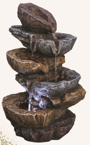 Fonte Resina Natureza 24x18x37cm