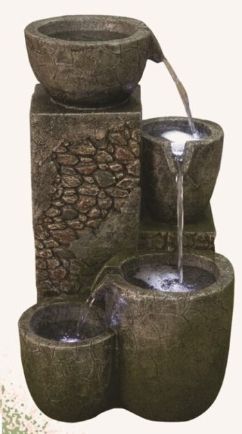 Fonte Resina Natureza 32x33x57cm