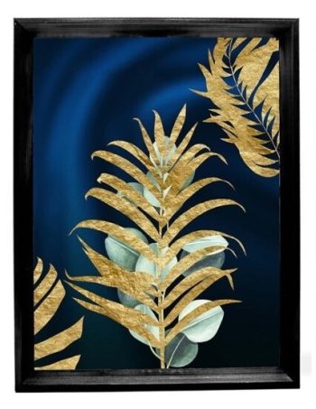 Quadro Folhas Moldura 40x60cm