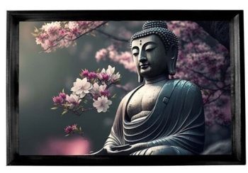 Quadro Buda Moldura 50x70cm
