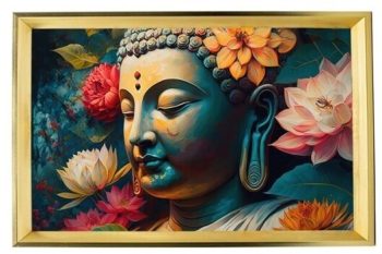 Quadro Buda Moldura 50x70cm