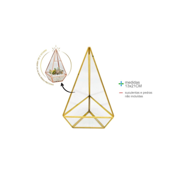 Prisma Energético Vidro 13x21cm