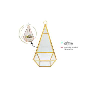 Prisma Energético Vidro 12x24cm