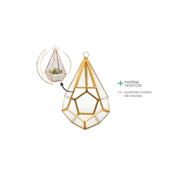 Prisma Energético Vidro 14x21cm