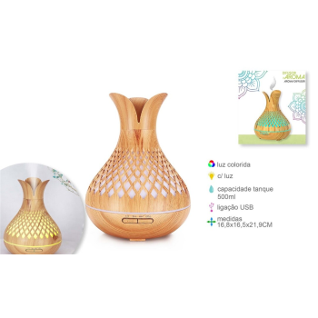 Ambientador Elétrico Madeira Usb 400ml