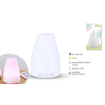 Ambientador Elétrico Branco Usb 120ml