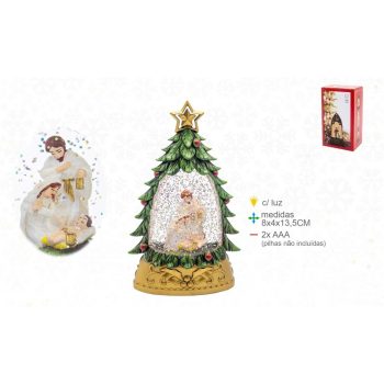 Lanterna Presépio Água 8x4x13cm