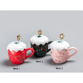 Caneca Cerâmica Natal 410ml Cx3