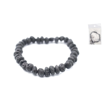 Pulseira Pedra Vulcânica Irregular