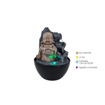 Fonte Resina Monge Luz 13x13x18cm