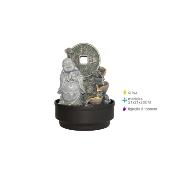 Fonte Resina Monge Luz 21x21x28cm