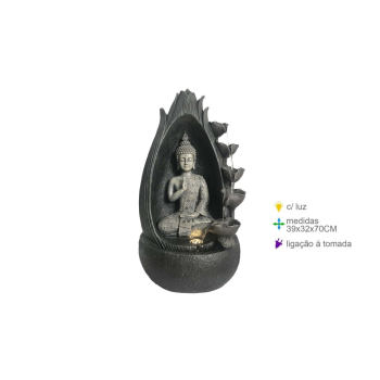 Fonte Resina Buda 39x32x70cm