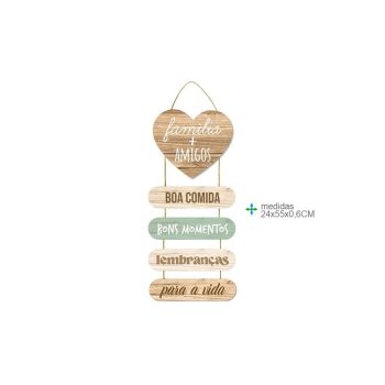 Placa Parede Mdf Vários 24x55cm