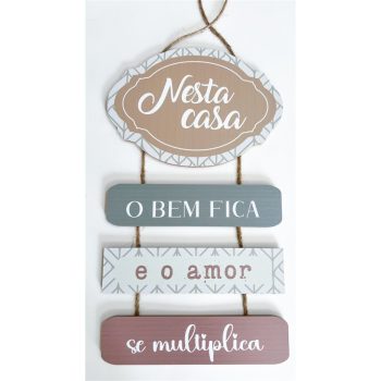 Placa Parede Mdf 59x26cm