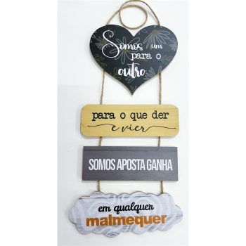 Placa Parede Mdf 63x23cm
