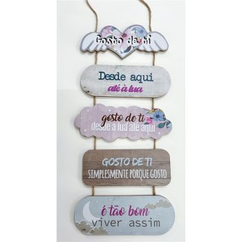 Placa Parede Mdf 65x22cm