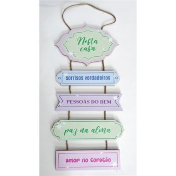Placa Parede Mdf 65x24cm