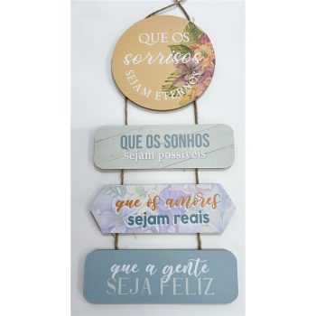 Placa Parede Mdf 65x25cm